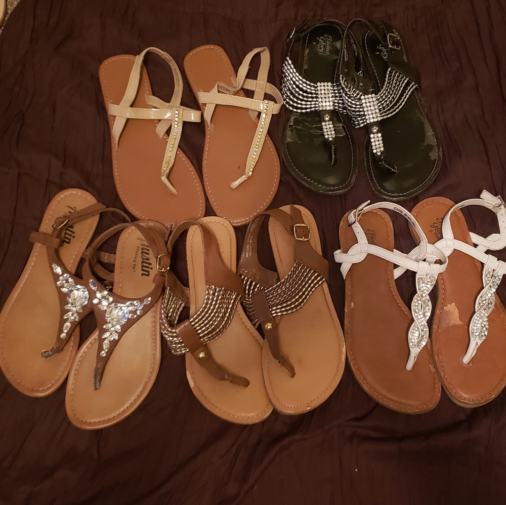 🔥6 pairs of Sandals